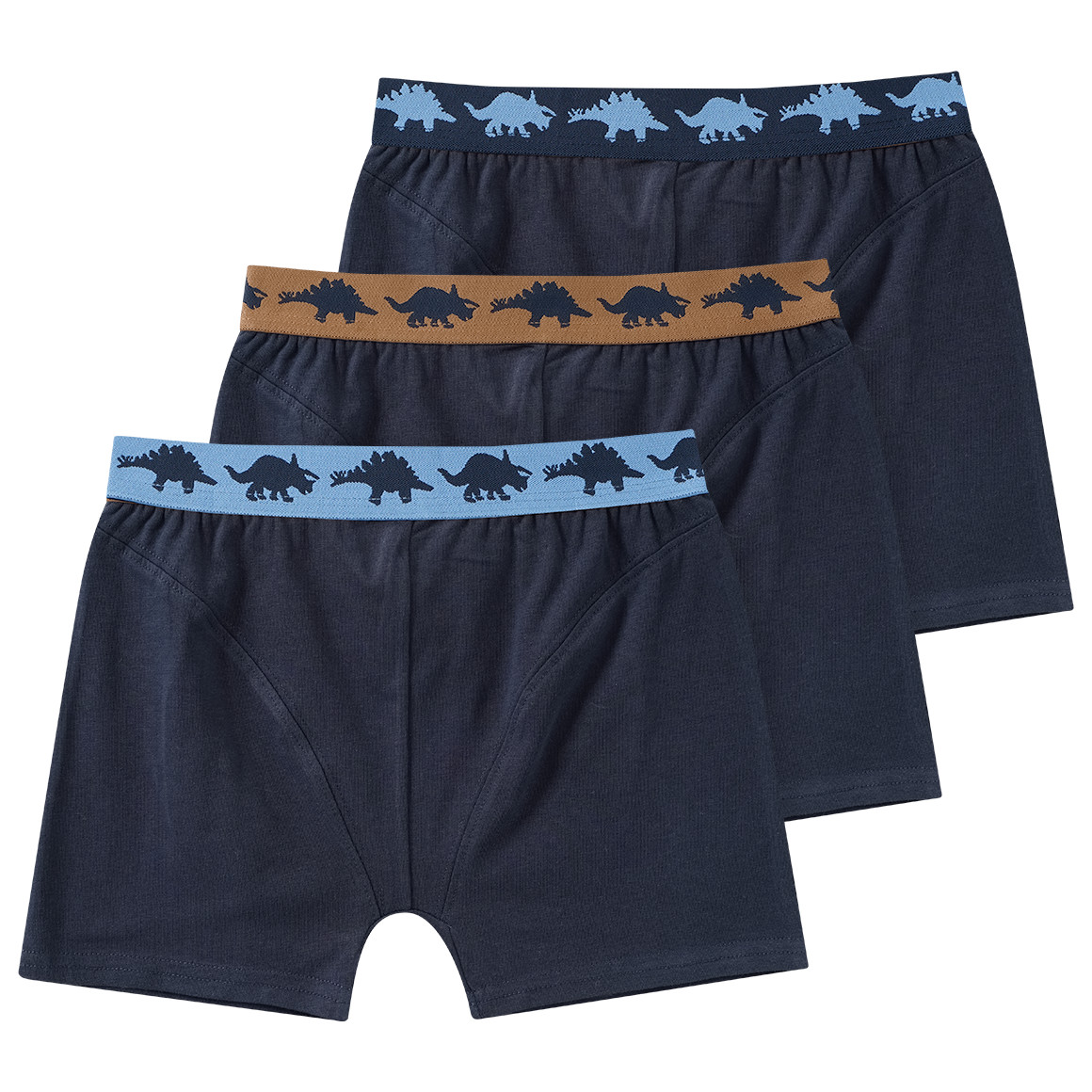 3 Jungen Boxer mit Dino-Motiven von Topolino