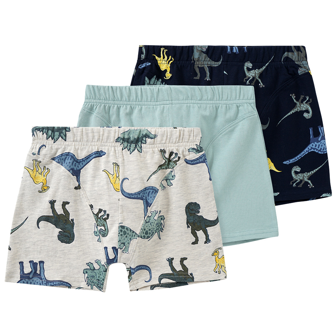 3 Jungen Boxer mit Dino-Prints 3 Jungen Boxer mit Dino-Prints von Topolino