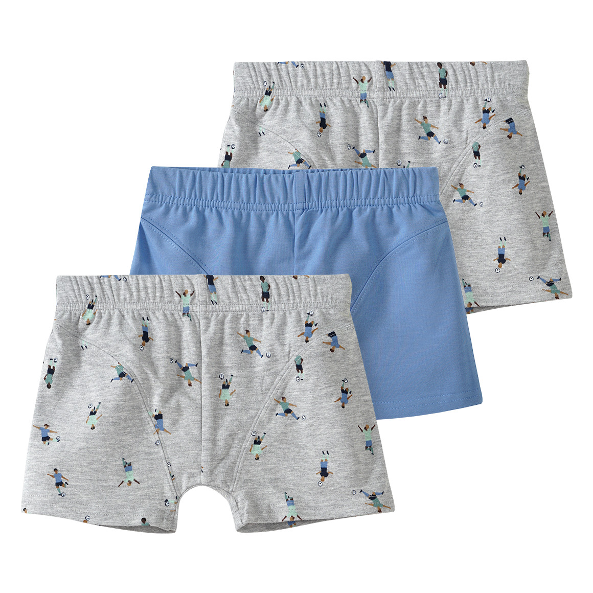 3 Jungen Boxer mit Fußball-Motiven von Topolino