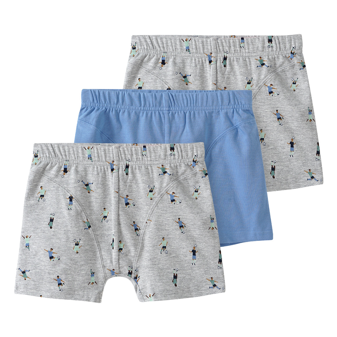3 Jungen Boxer mit Fußball-Motiven von Topolino