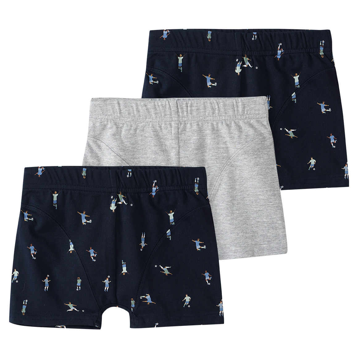 3 Jungen Boxer mit Fußball-Motiven von Topolino