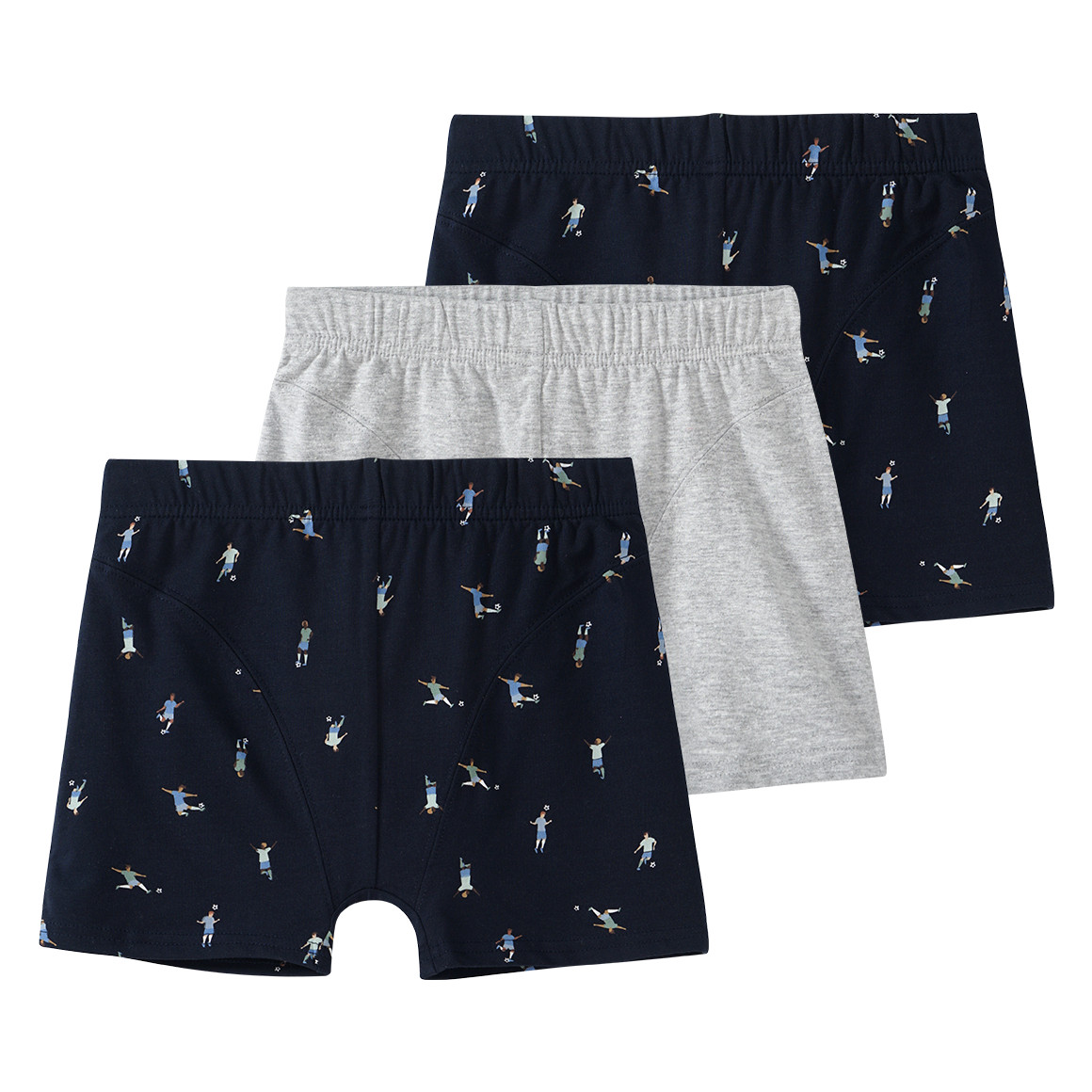 3 Jungen Boxer mit Fußball-Motiven von Topolino