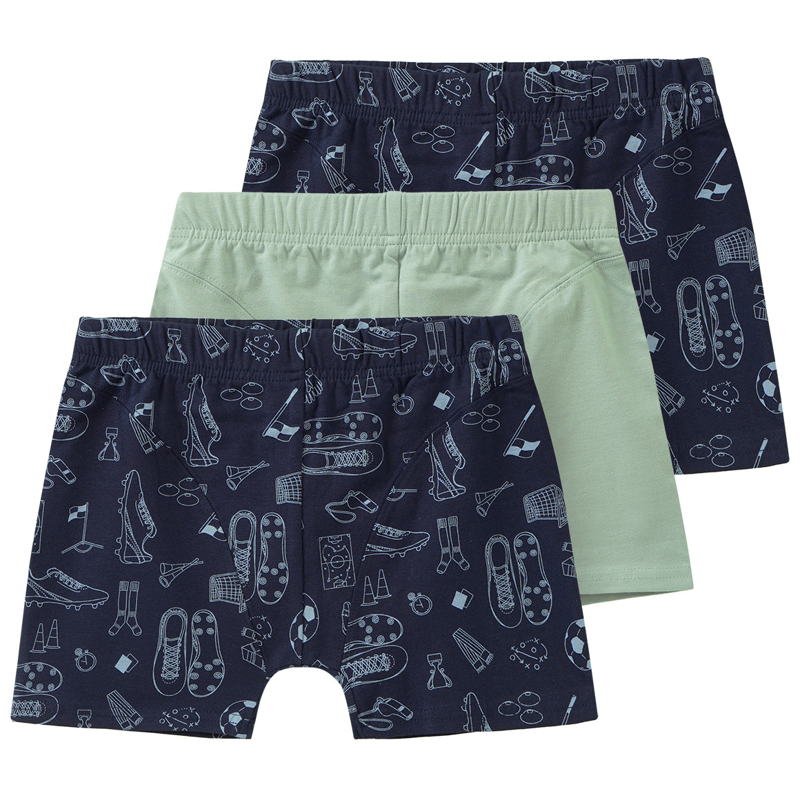 3 Jungen Boxer mit Fußball-Motiven 3 Jungen Boxer mit Fußball-Motiven von Topolino