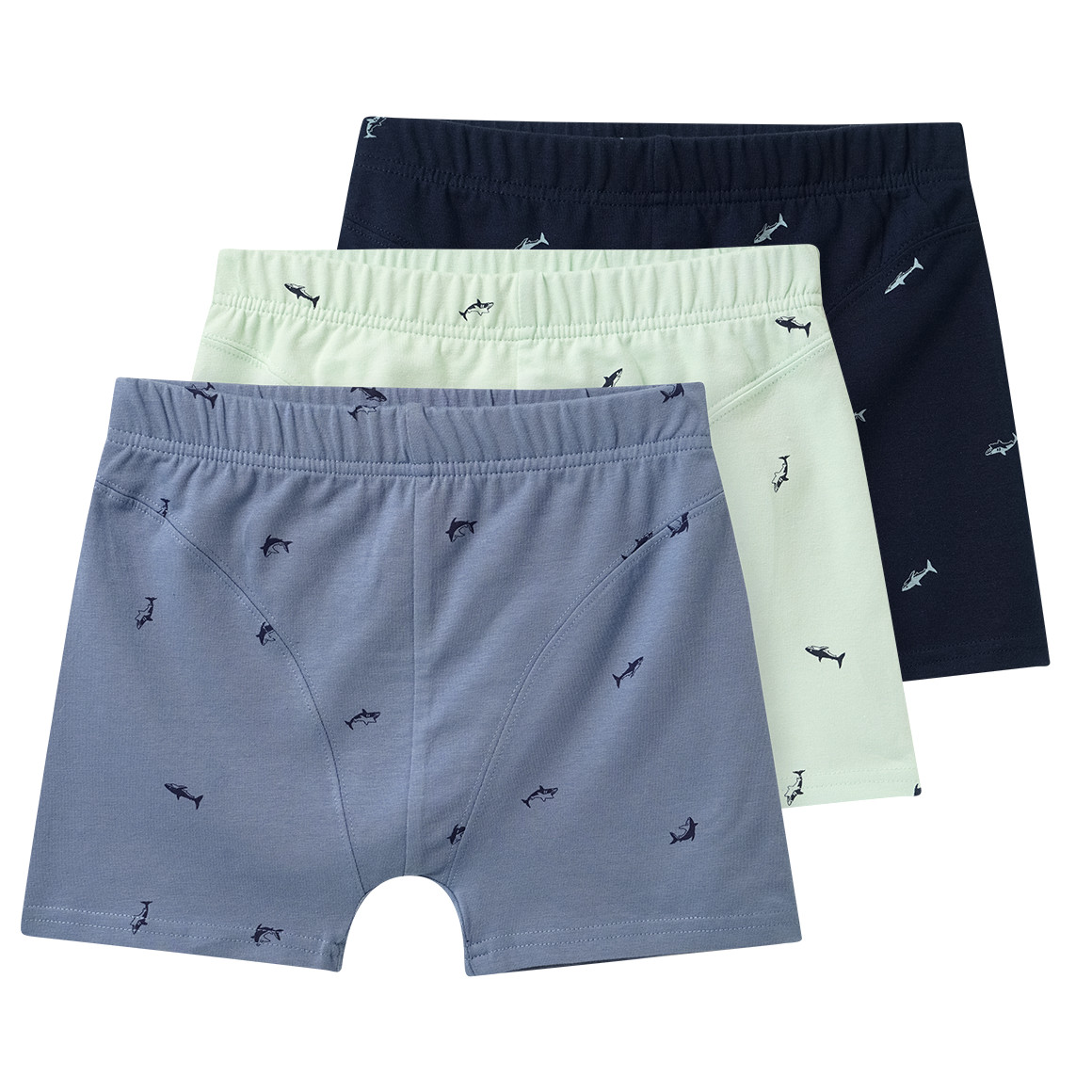 3 Jungen Boxer mit Hai-Prints 3 Jungen Boxer mit Hai-Prints von Topolino