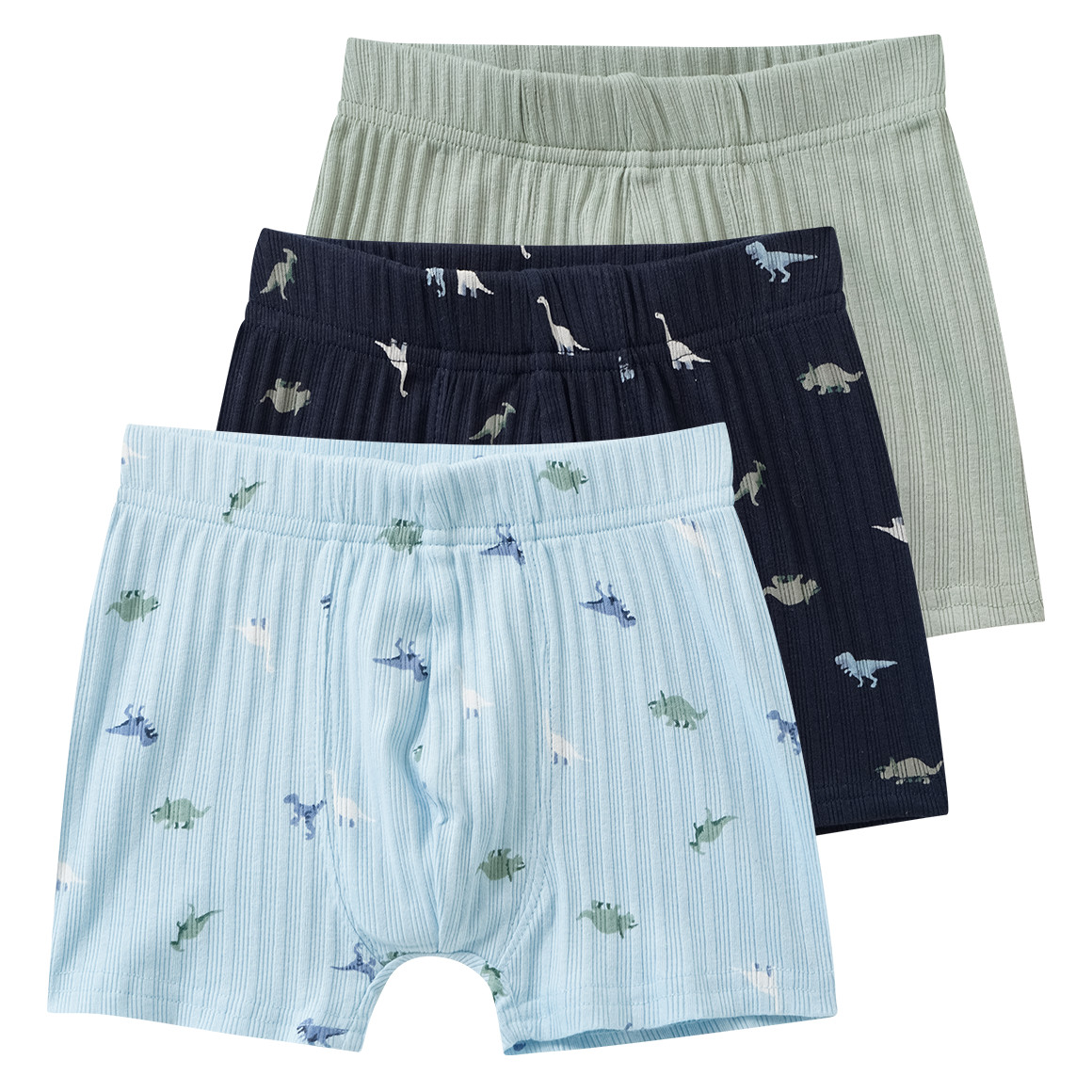 3 Jungen Boxer mit Ripp-Struktur von Topolino