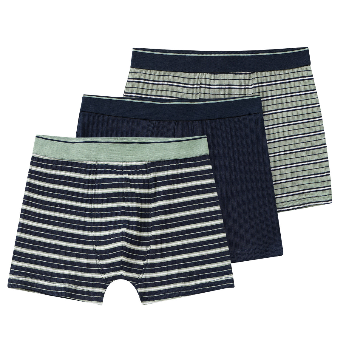 3 Jungen Boxer mit Ripp-Struktur von Topolino