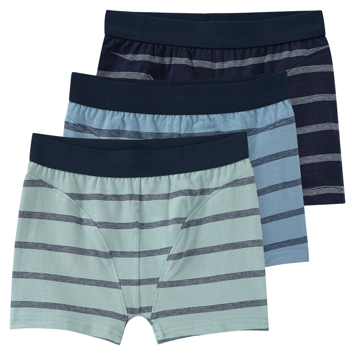 3 Jungen Boxer mit Streifen 3 Jungen Boxer mit Streifen von Topolino