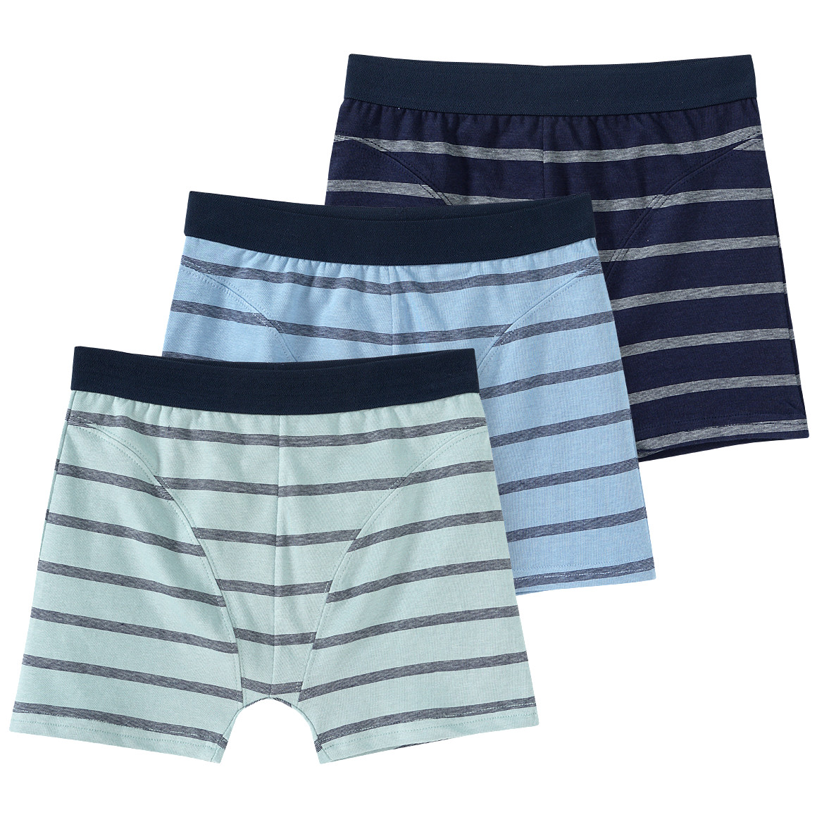 3 Jungen Boxer mit Streifen 3 Jungen Boxer mit Streifen von Topolino