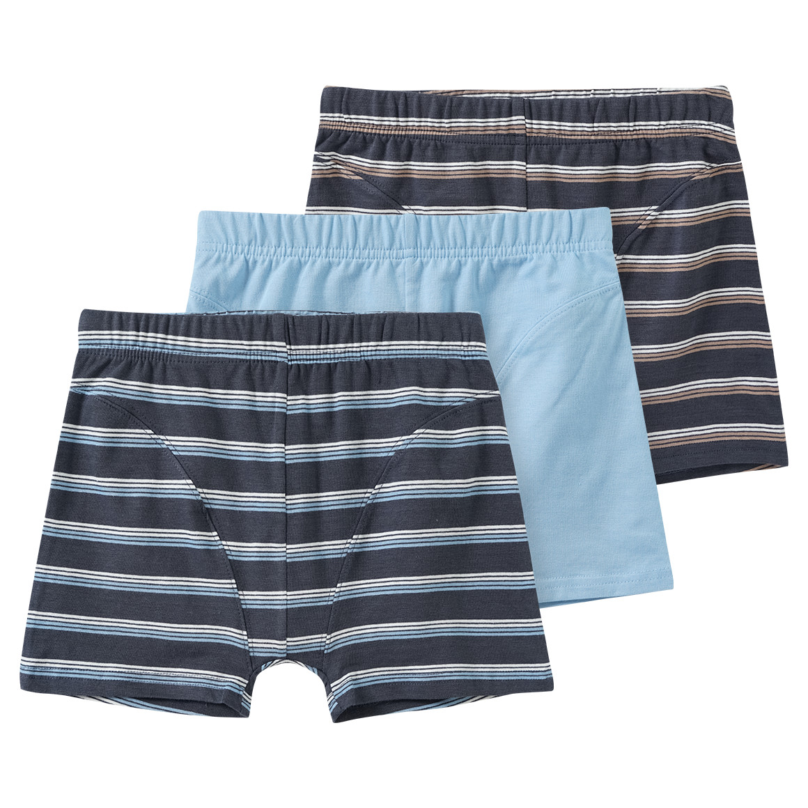 3 Jungen Boxer mit Streifen 3 Jungen Boxer mit Streifen von Topolino