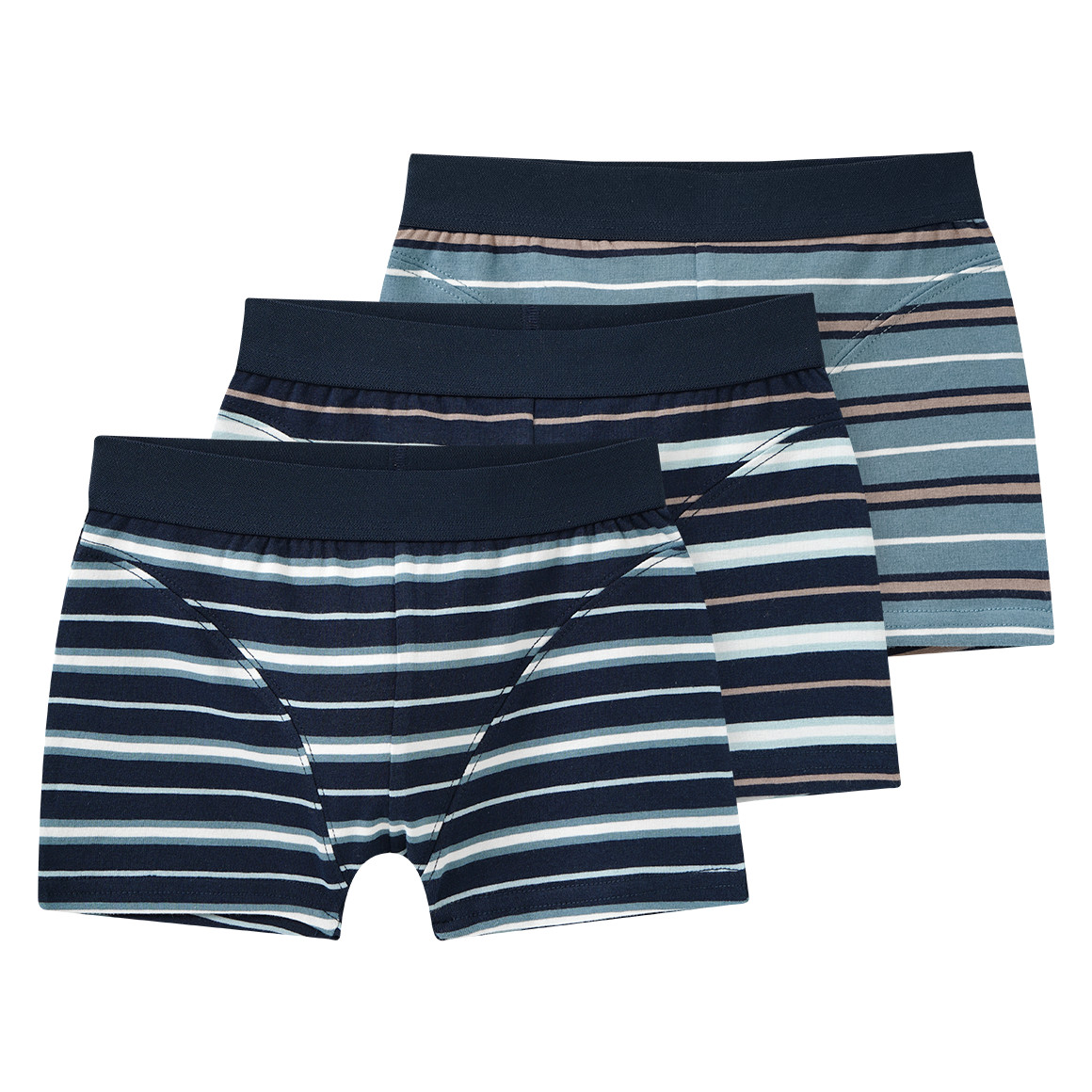 3 Jungen Boxer mit Streifen 3 Jungen Boxer mit Streifen von Topolino