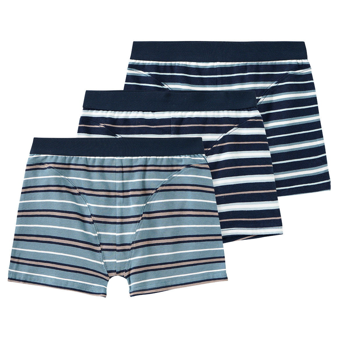 3 Jungen Boxer mit Streifen 3 Jungen Boxer mit Streifen von Topolino