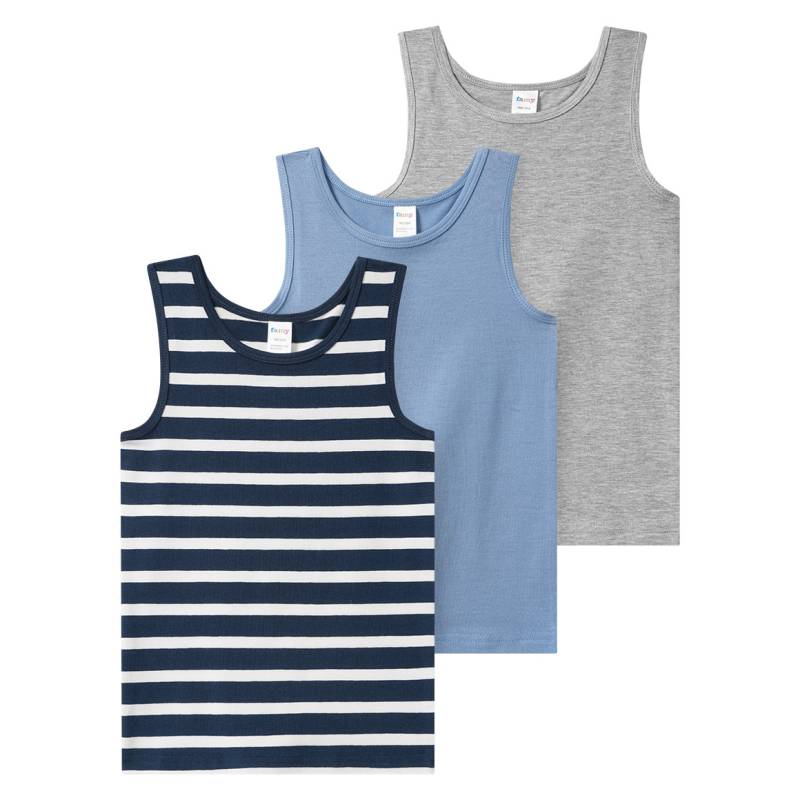 3 Jungen Unterhemden mit Bio-Baumwolle 3 Jungen Unterhemden mit Bio-Baumwolle von Topolino