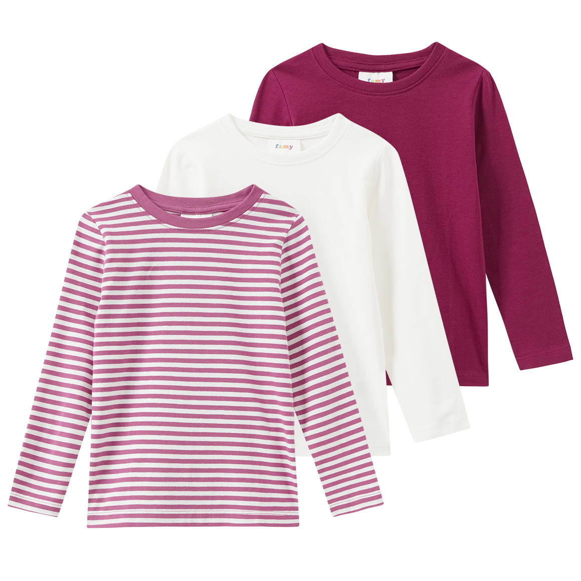 3 Mädchen Langarmshirts im Set 3 Mädchen Langarmshirts im Set von Topolino