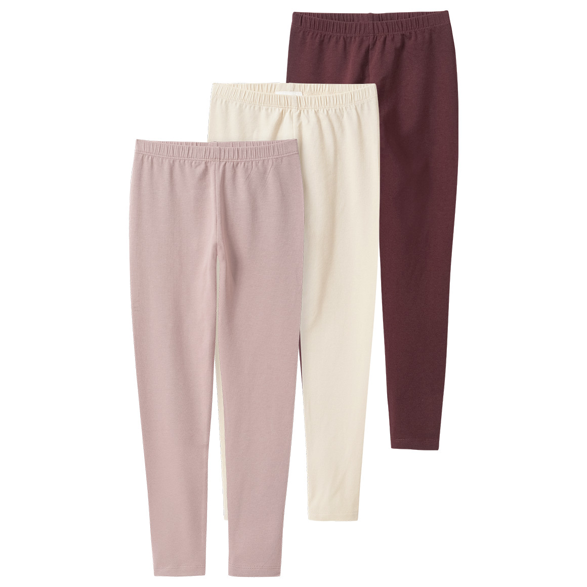 3 Mädchen Leggings mit Bio-Baumwolle von Topolino