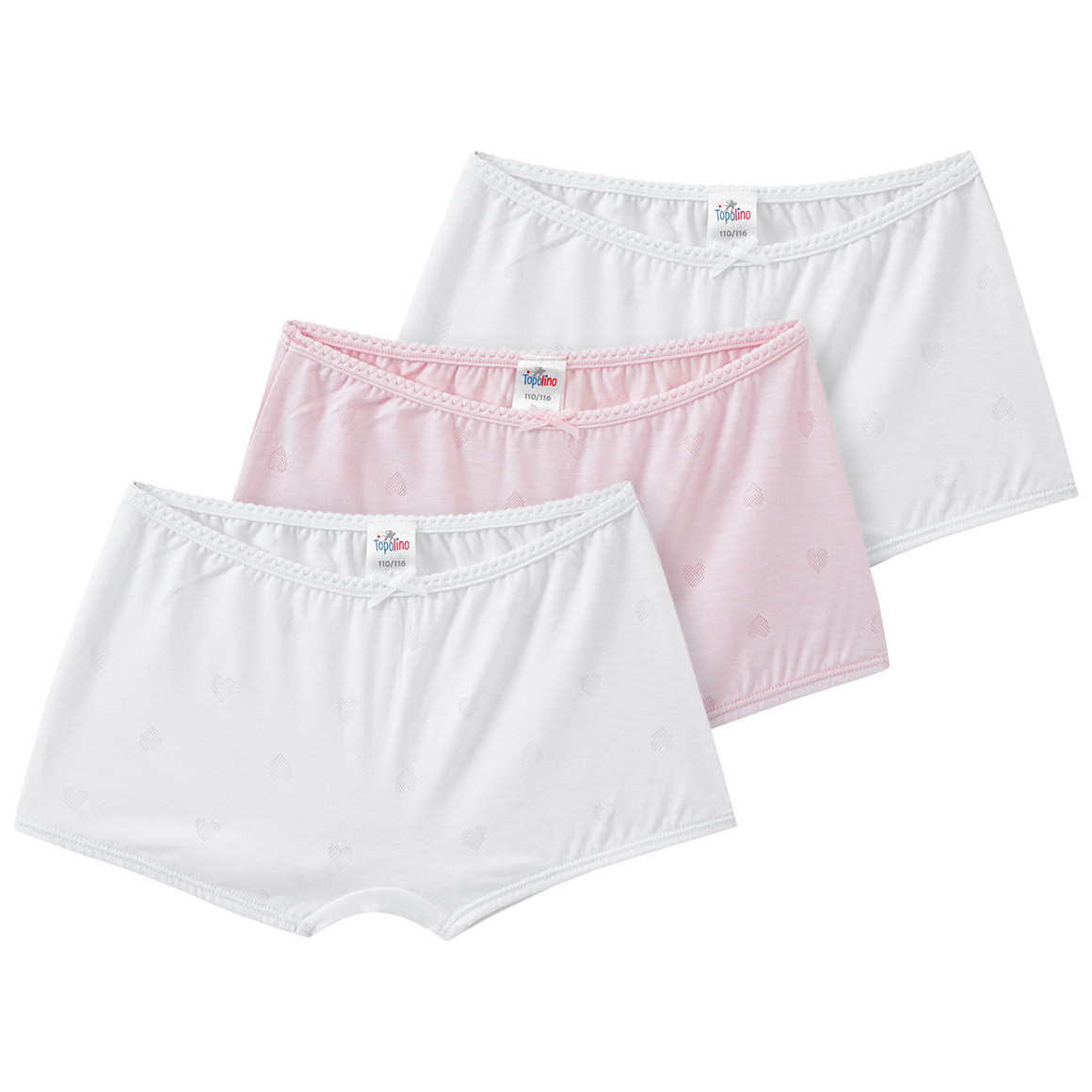 3 Mädchen Pantys mit Ajour-Muster von Topolino