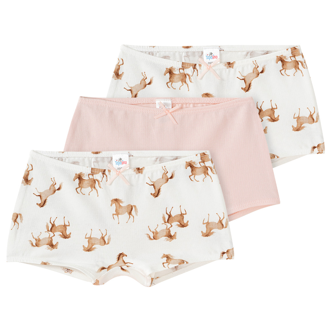 3 Mädchen Pantys mit Bio-Baumwolle 3 Mädchen Pantys mit Bio-Baumwolle von Topolino