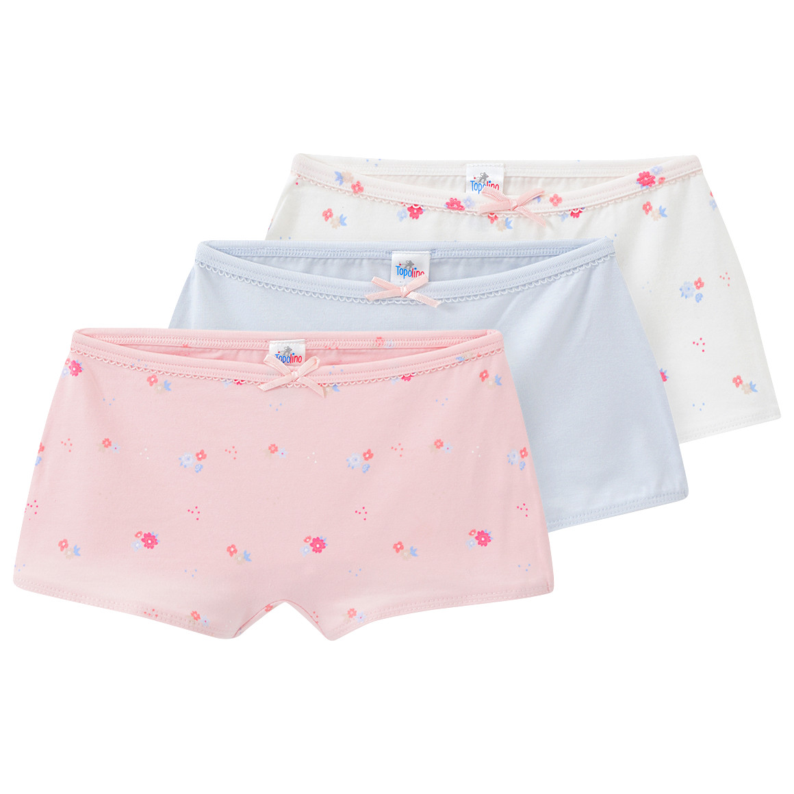 3 Mädchen Pantys mit Bio-Baumwolle von Topolino