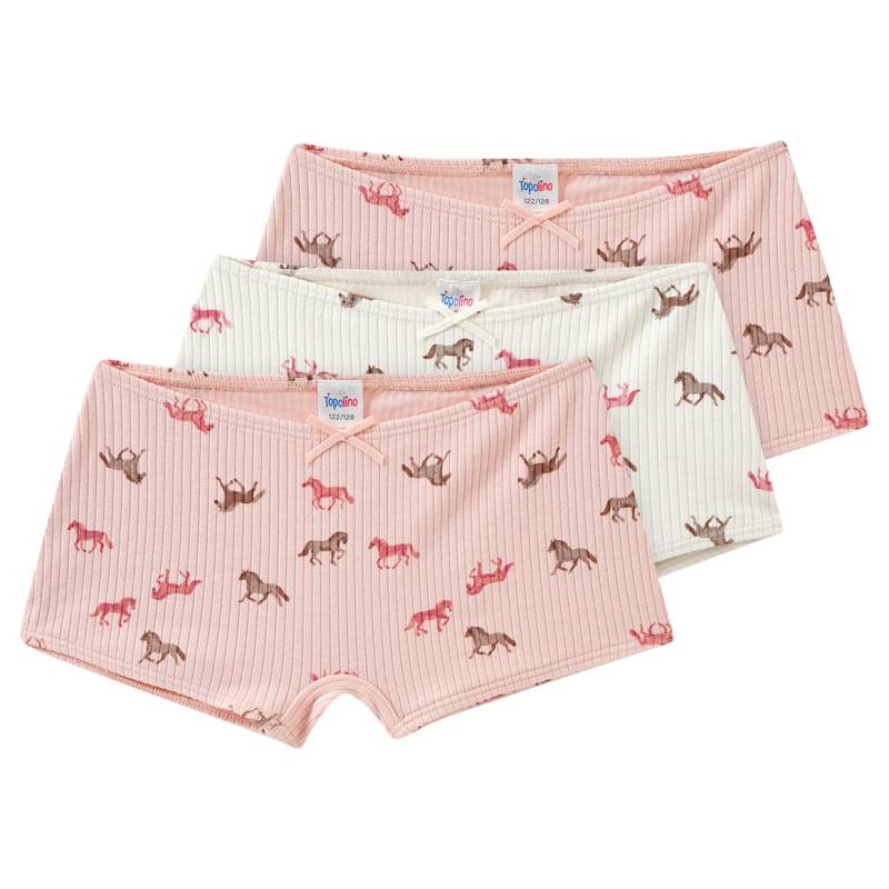 3 Mädchen Pantys mit Pferde-Motiven von Topolino