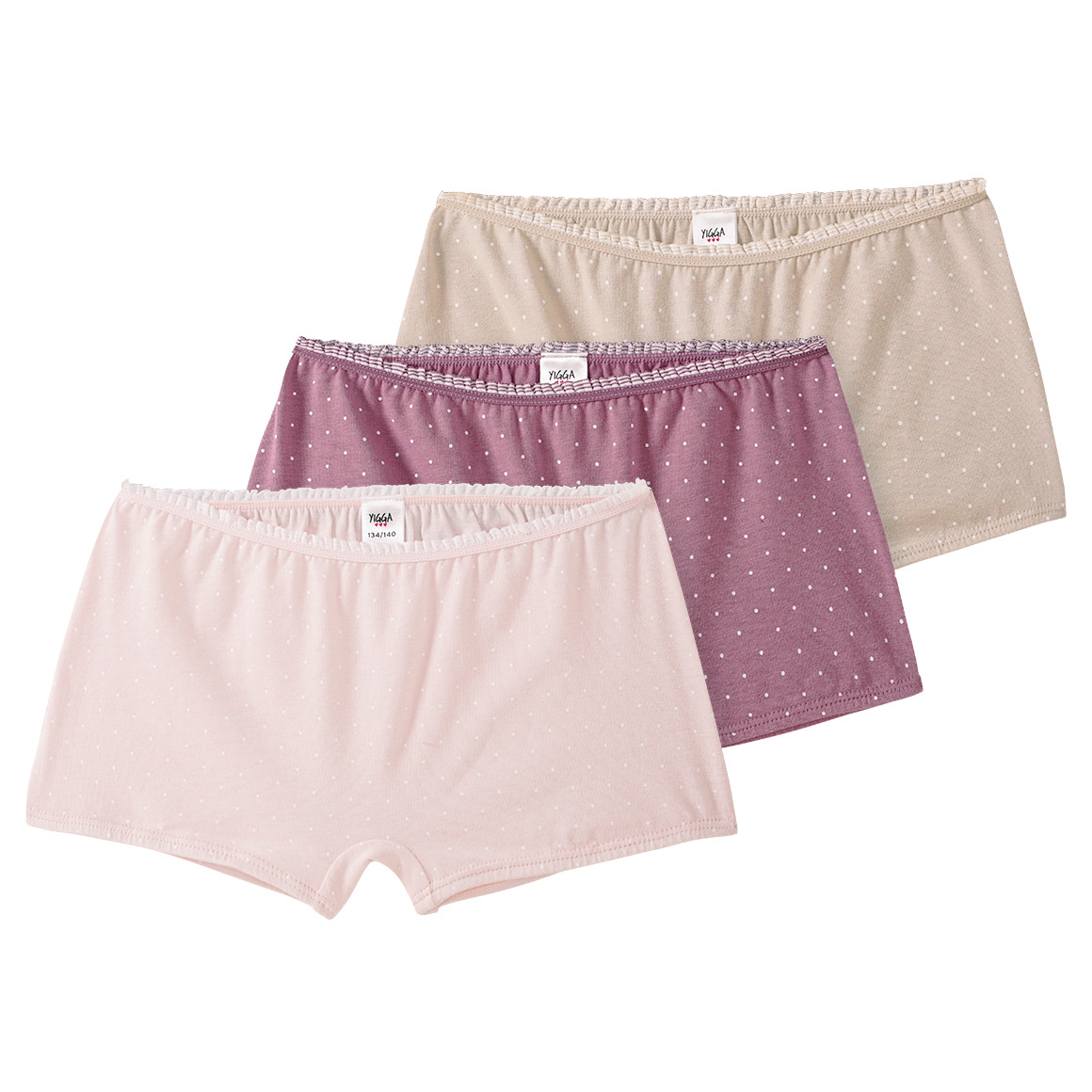 3 Mädchen Pantys mit Punkten von Topolino