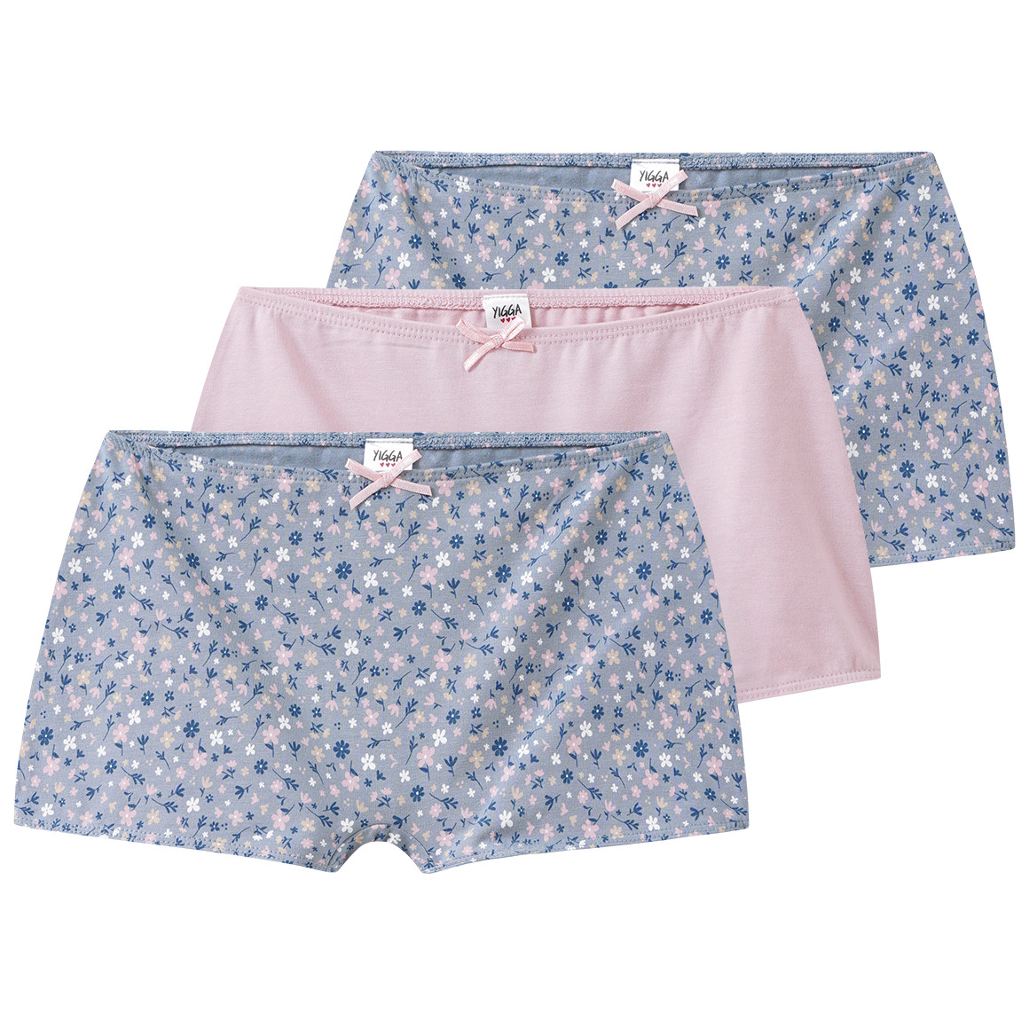 3 Mädchen Pantys mit floralem Dessin 3 Mädchen Pantys mit floralem Dessin von Topolino