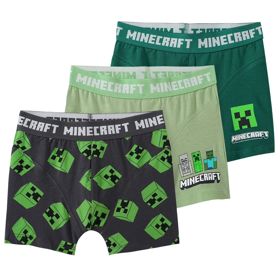 3 Minecraft Boxer in verschiedenen Dessins 3 Minecraft Boxer in verschiedenen Dessins von Topolino