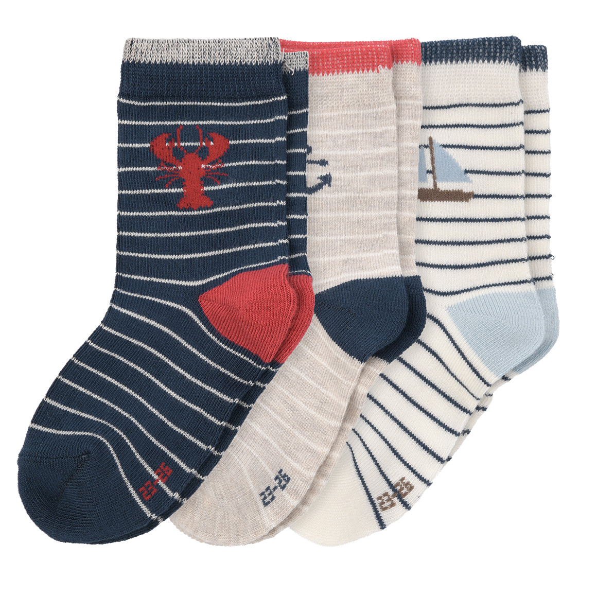 3 Paar Jungen Socken im Set von Topolino