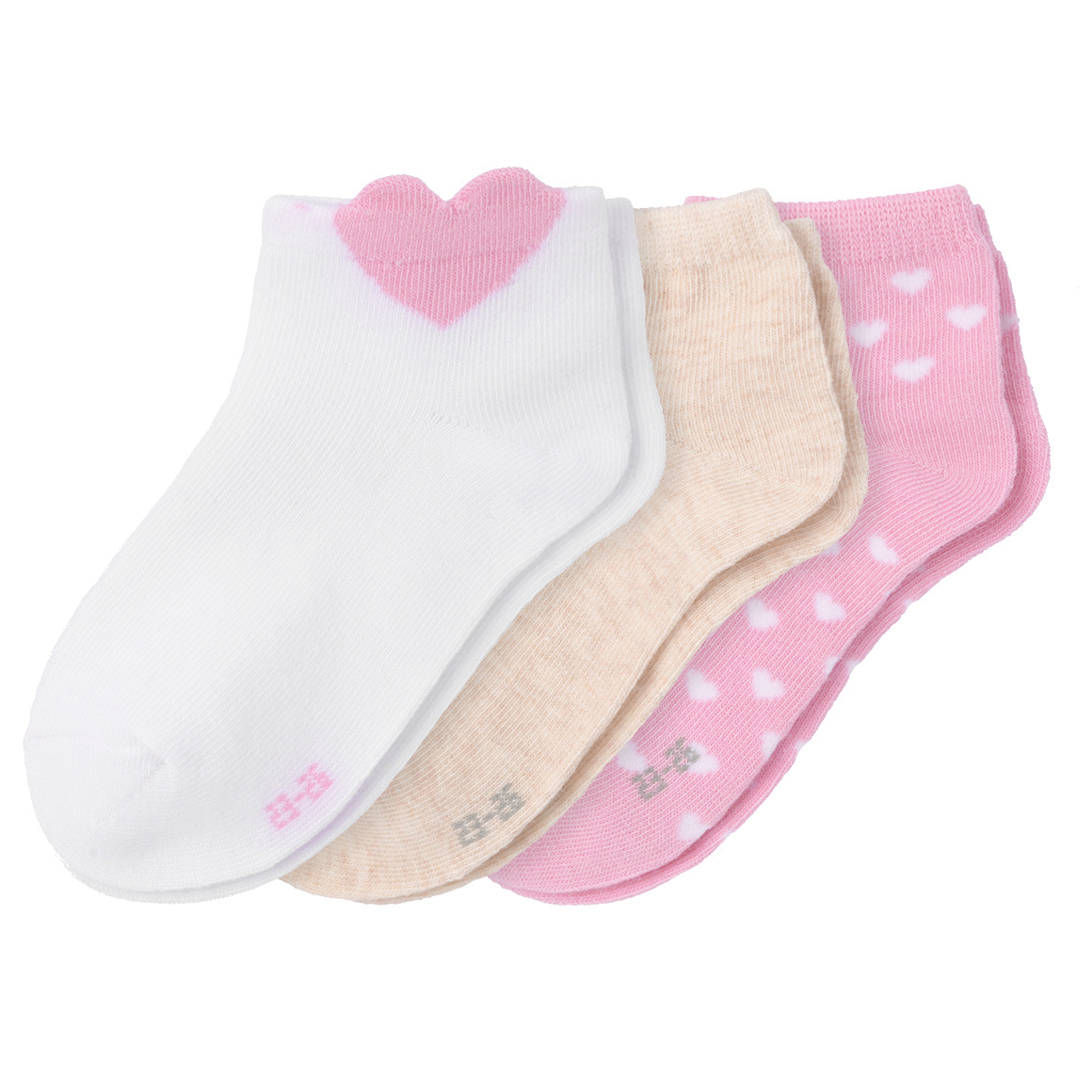 3 Paar Mädchen Sneaker-Socken im Set von Topolino