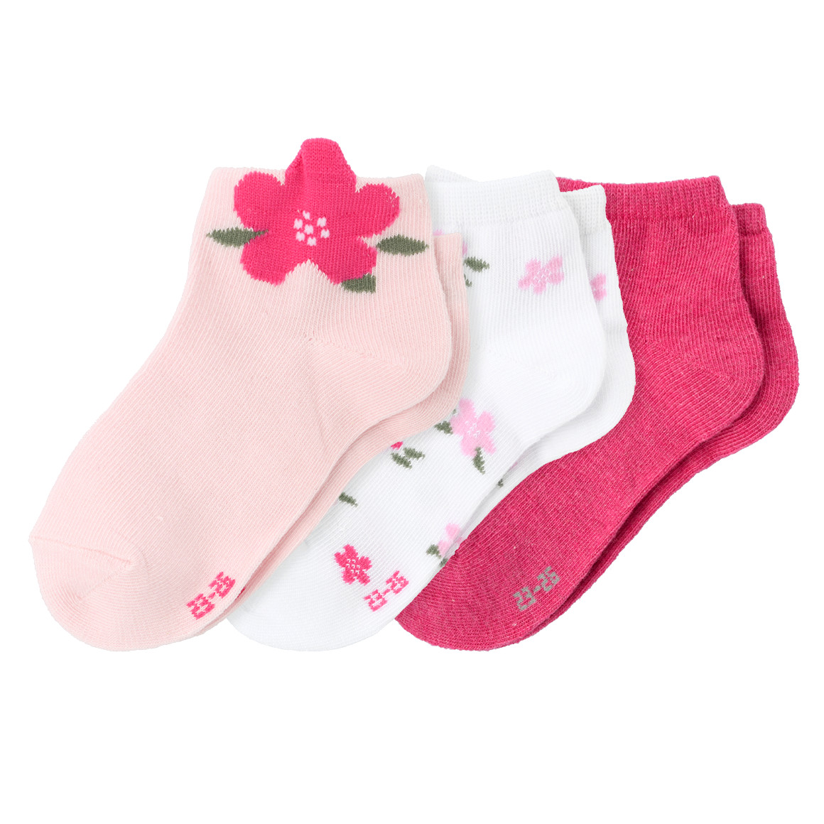 3 Paar Mädchen Sneaker-Socken im Set 3 Paar Mädchen Sneaker-Socken im Set von Topolino