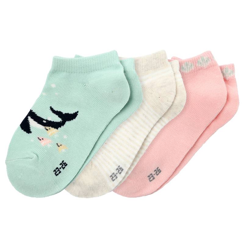 3 Paar Mädchen Sneaker-Socken im Set 3 Paar Mädchen Sneaker-Socken im Set von Topolino