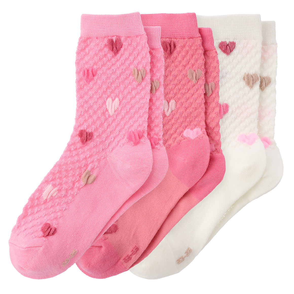 3 Paar Mädchen Socken mit Bio-Baumwolle von Topolino