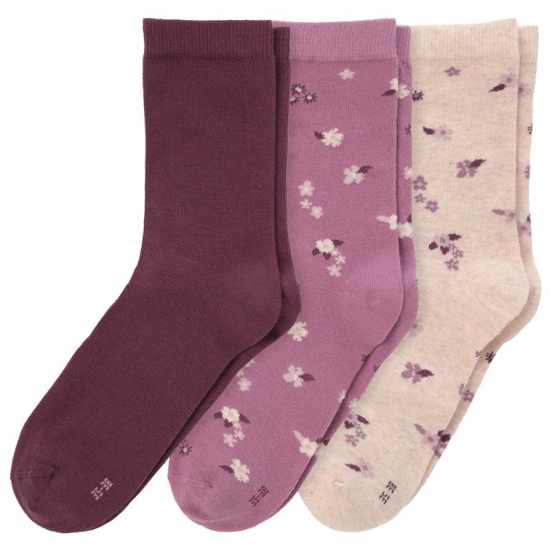 3 Paar Mädchen Socken mit Blumen 3 Paar Mädchen Socken mit Blumen von Topolino