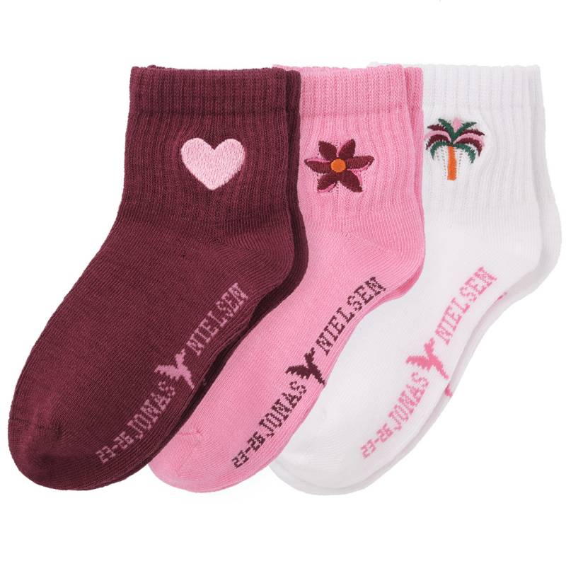 3 Paar Mädchen Socken mit Stickerei 3 Paar Mädchen Socken mit Stickerei von Topolino