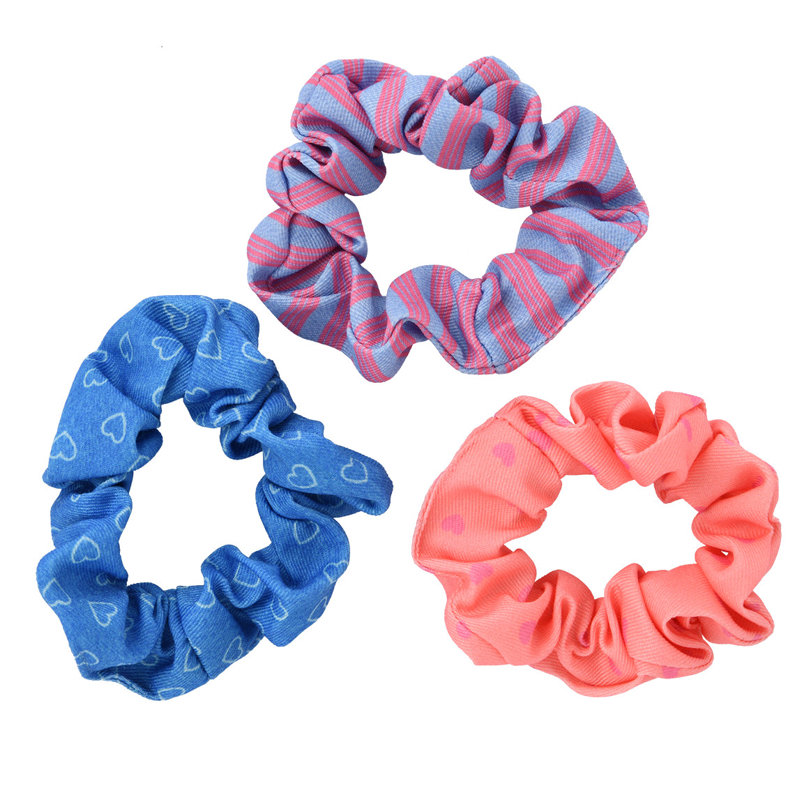 3 Scrunchies in verschiedenen Dessins von Topolino