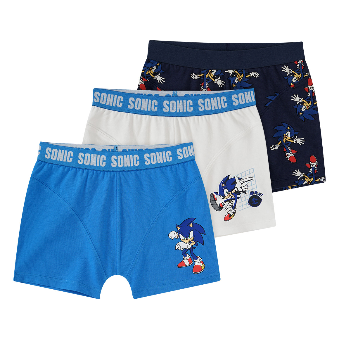 3 Sonic Boxer in verschiedenen Dessins 3 Sonic Boxer in verschiedenen Dessins von Topolino