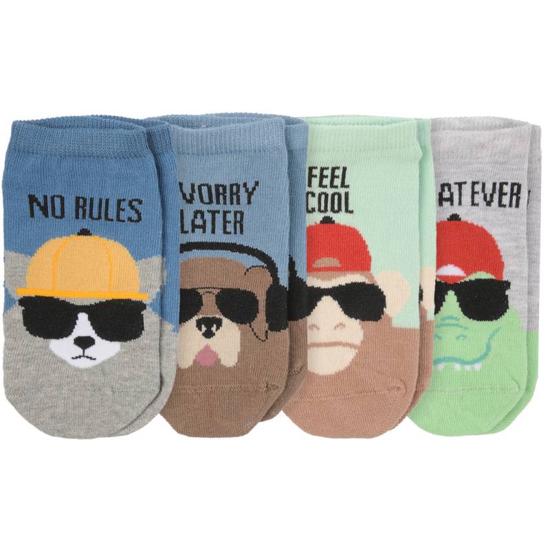 4 Paar Jungen Sneaker-Socken im Set 4 Paar Jungen Sneaker-Socken im Set von Topolino