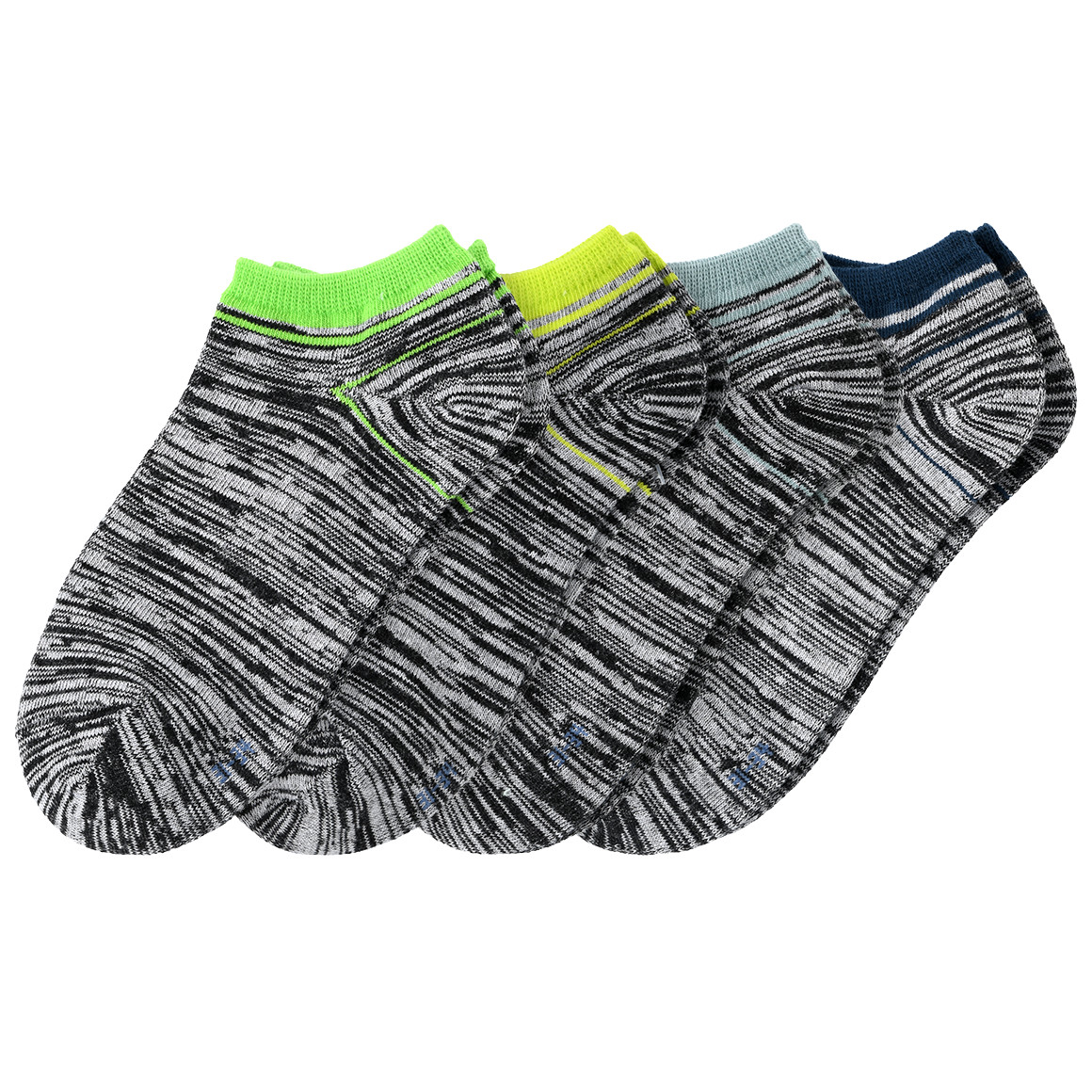 4 Paar Jungen Sneaker-Socken in Melange-Optik von Topolino