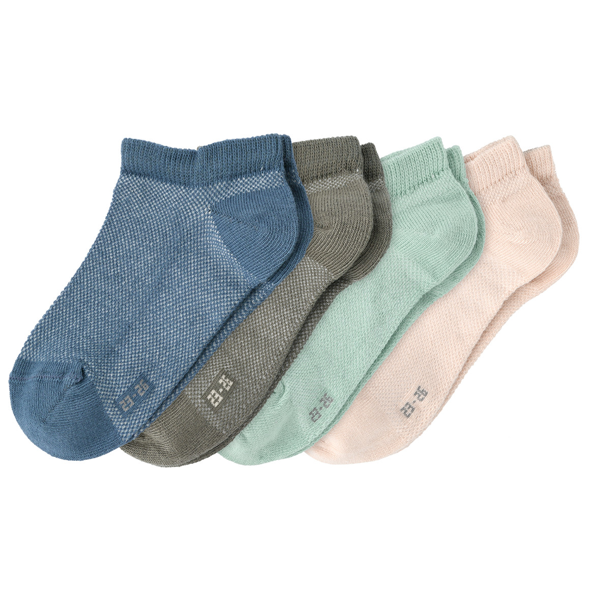 4 Paar Jungen Sneaker-Socken in Piqué-Optik von Topolino