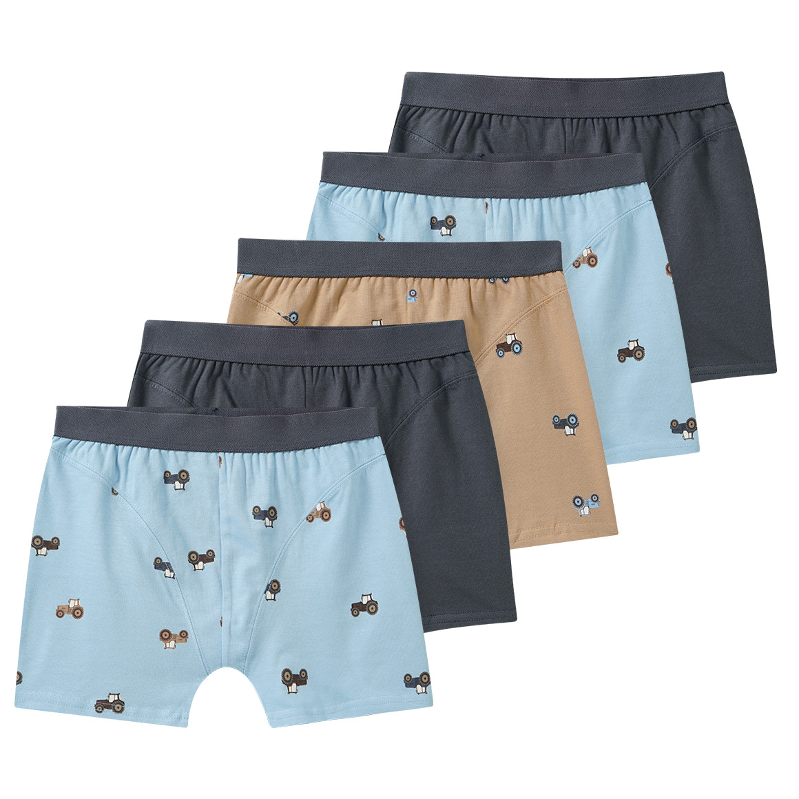 5 Jungen Boxer in verschiedenen Dessins 5 Jungen Boxer in verschiedenen Dessins von Topolino