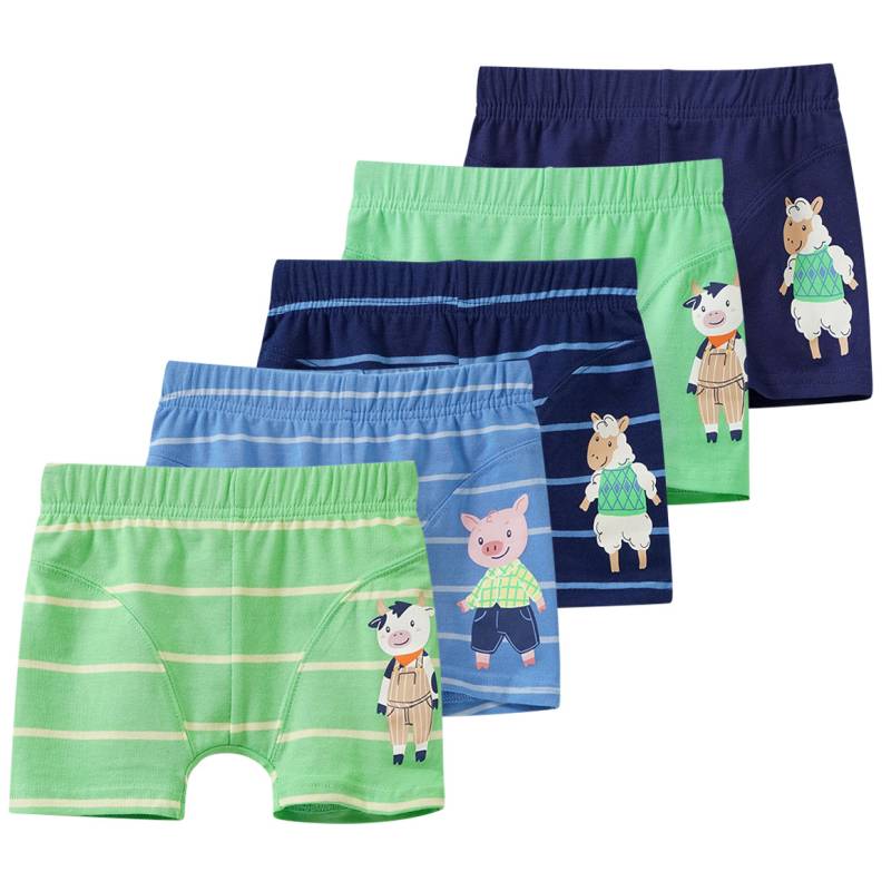 5 Jungen Boxer mit Bauernhof-Motiven von Topolino