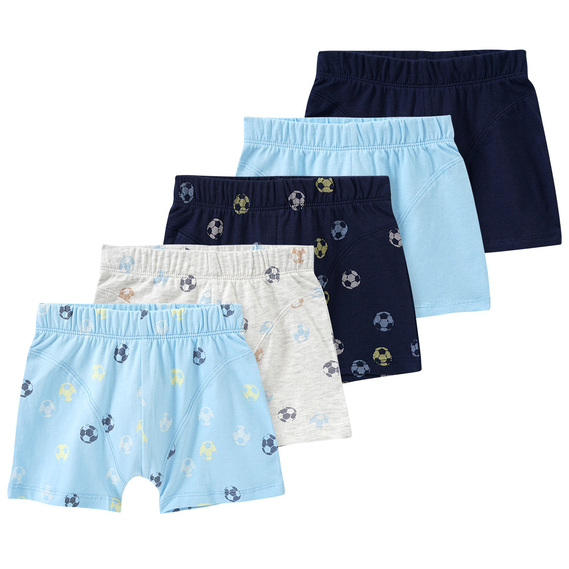 5 Jungen Boxer mit Bio-Baumwolle 5 Jungen Boxer mit Bio-Baumwolle von Topolino