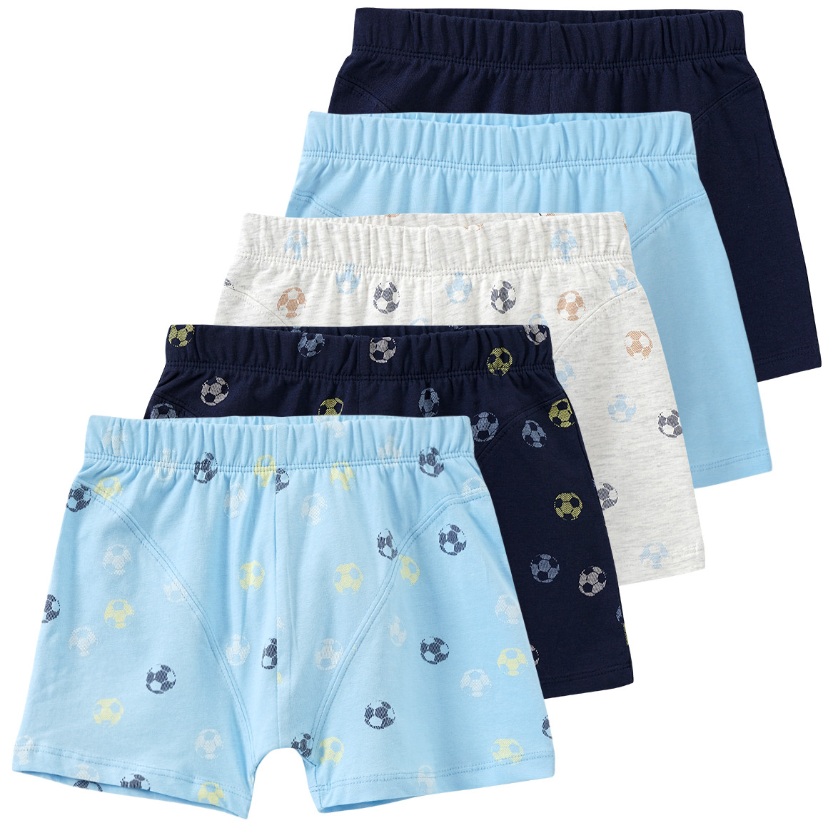 5 Jungen Boxer mit Bio-Baumwolle 5 Jungen Boxer mit Bio-Baumwolle von Topolino