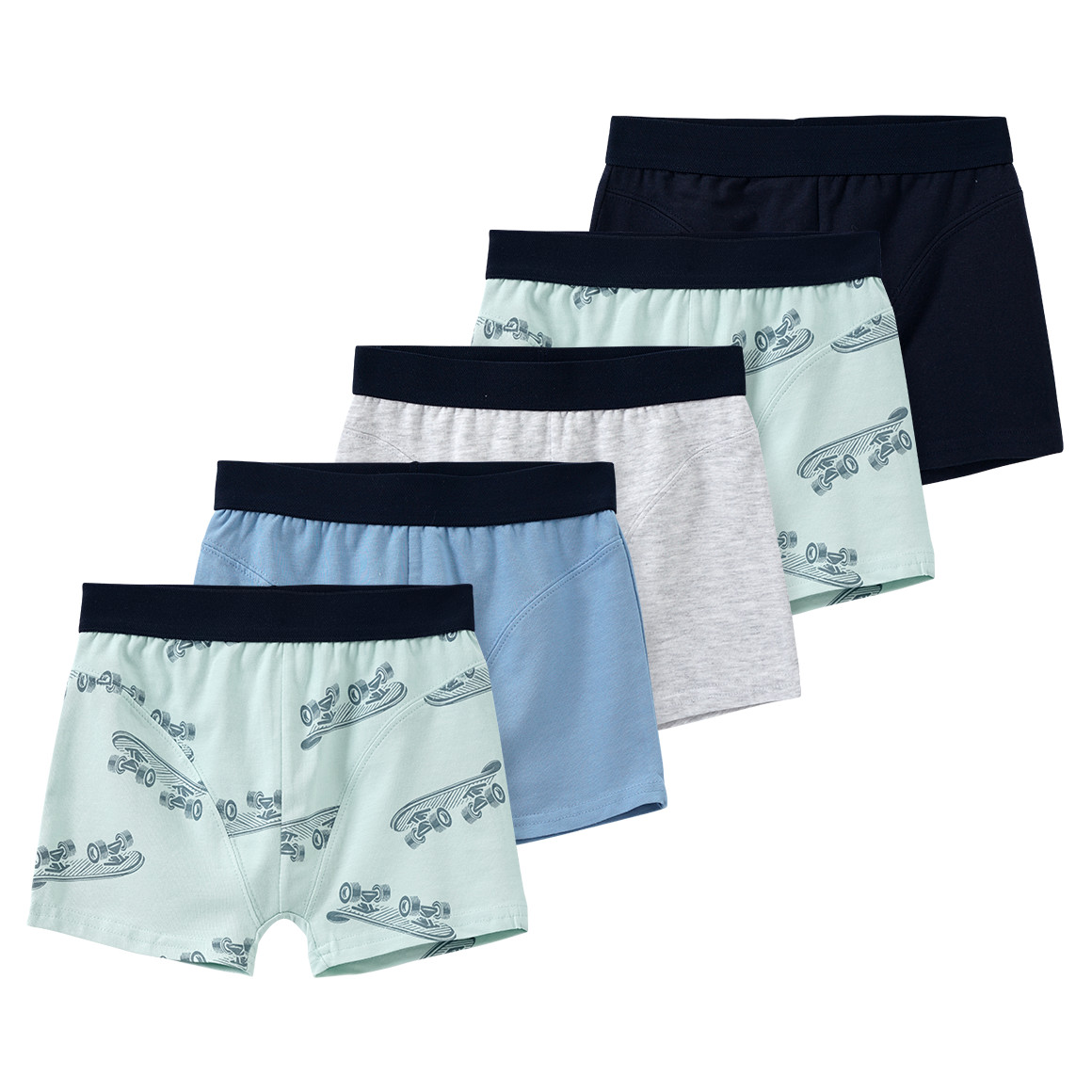 5 Jungen Boxer mit Bio-Baumwolle 5 Jungen Boxer mit Bio-Baumwolle von Topolino