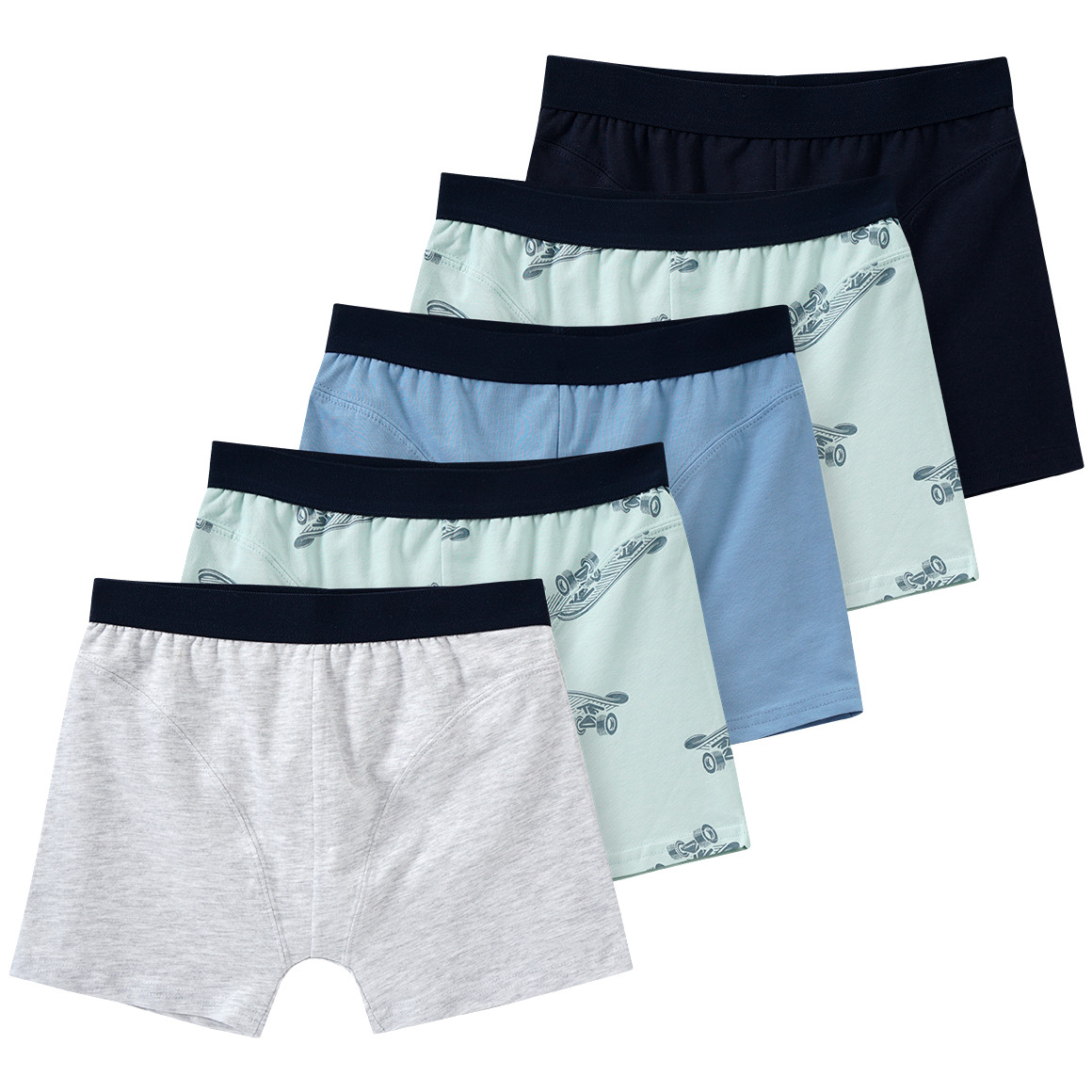5 Jungen Boxer mit Bio-Baumwolle 5 Jungen Boxer mit Bio-Baumwolle von Topolino