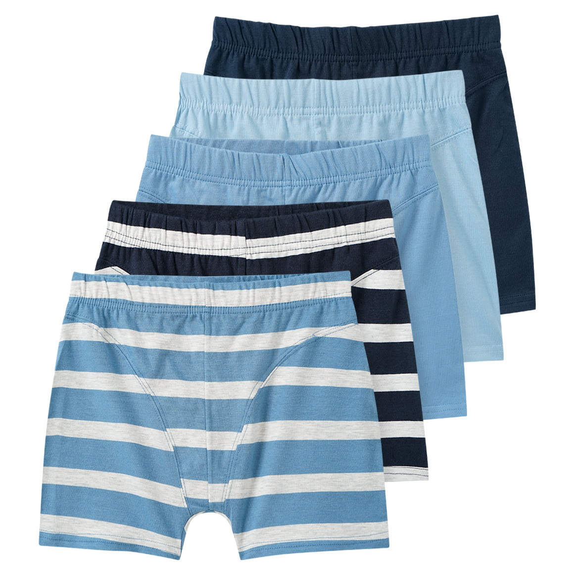 5 Jungen Boxer mit Bio-Baumwolle 5 Jungen Boxer mit Bio-Baumwolle von Topolino