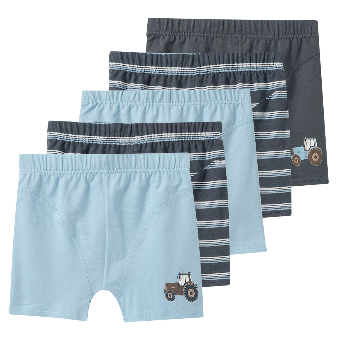 5 Jungen Boxer mit Bio-Baumwolle 5 Jungen Boxer mit Bio-Baumwolle von Topolino