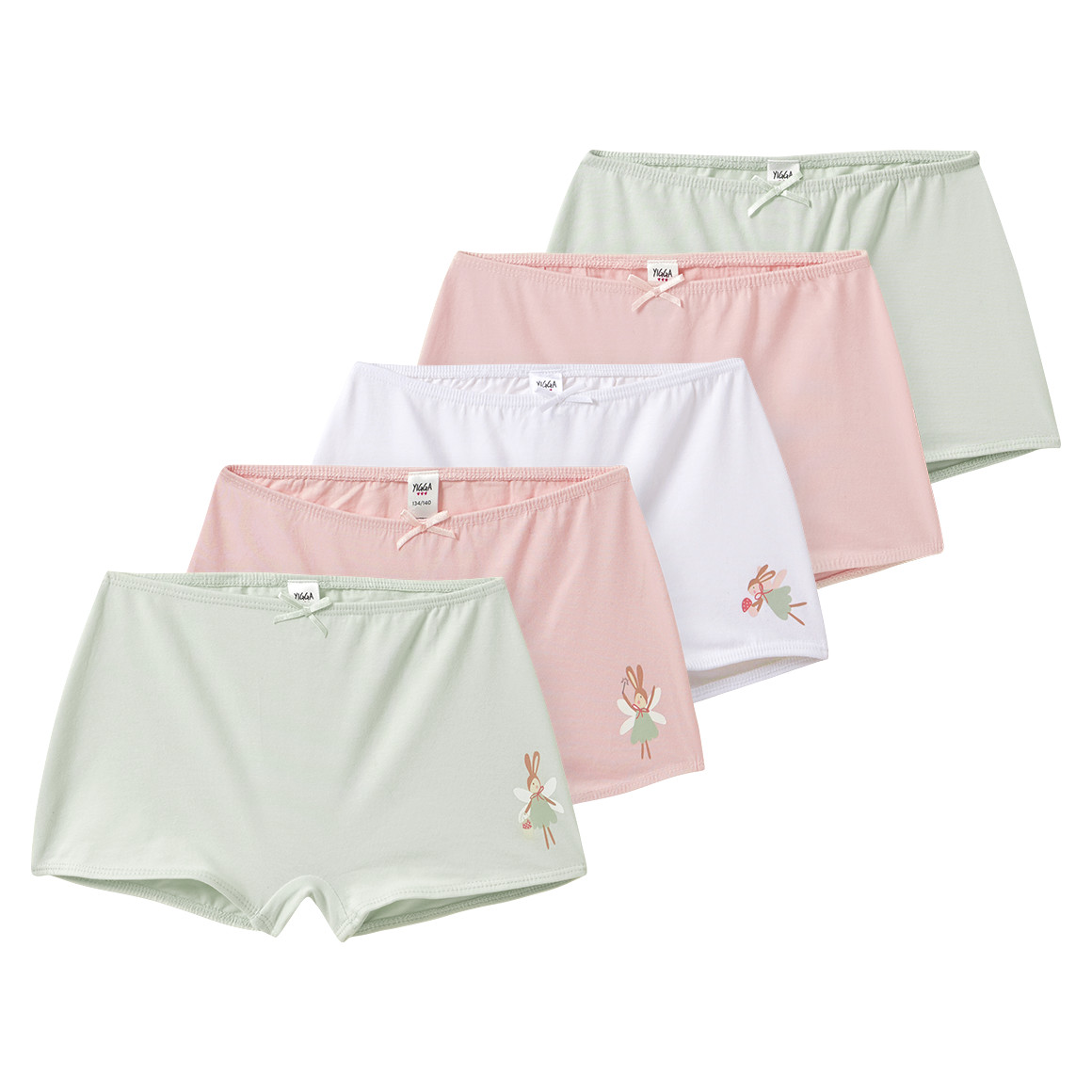 5 Mädchen Pantys mit Bio-Baumwolle 5 Mädchen Pantys mit Bio-Baumwolle von Topolino