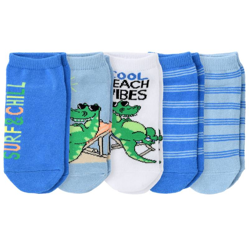 5 Paar Jungen Sneaker-Socken im Set von Topolino