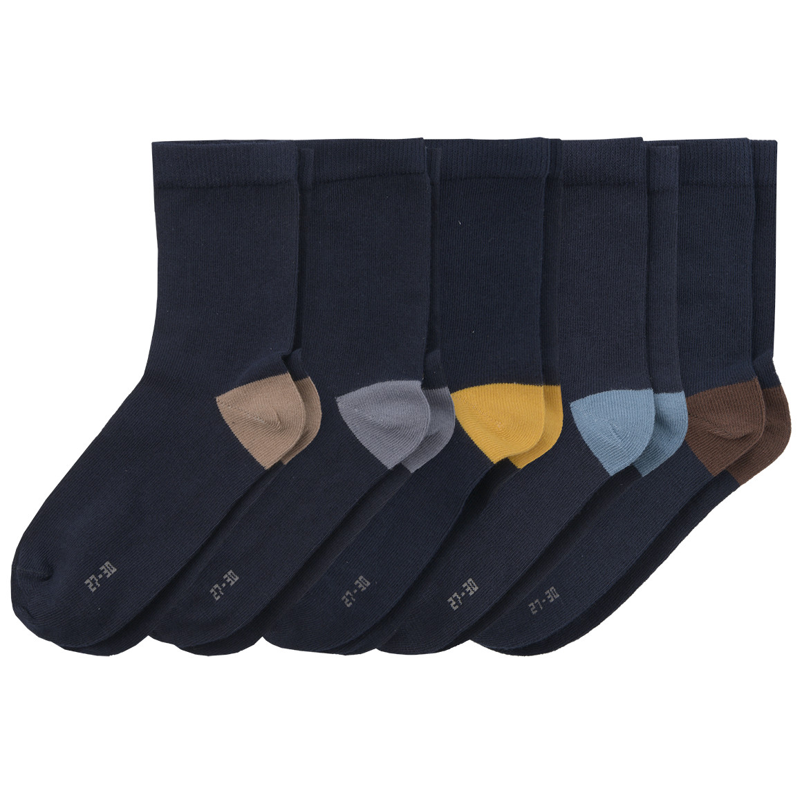 5 Paar Jungen Socken in verschiedenen Dessins von Topolino