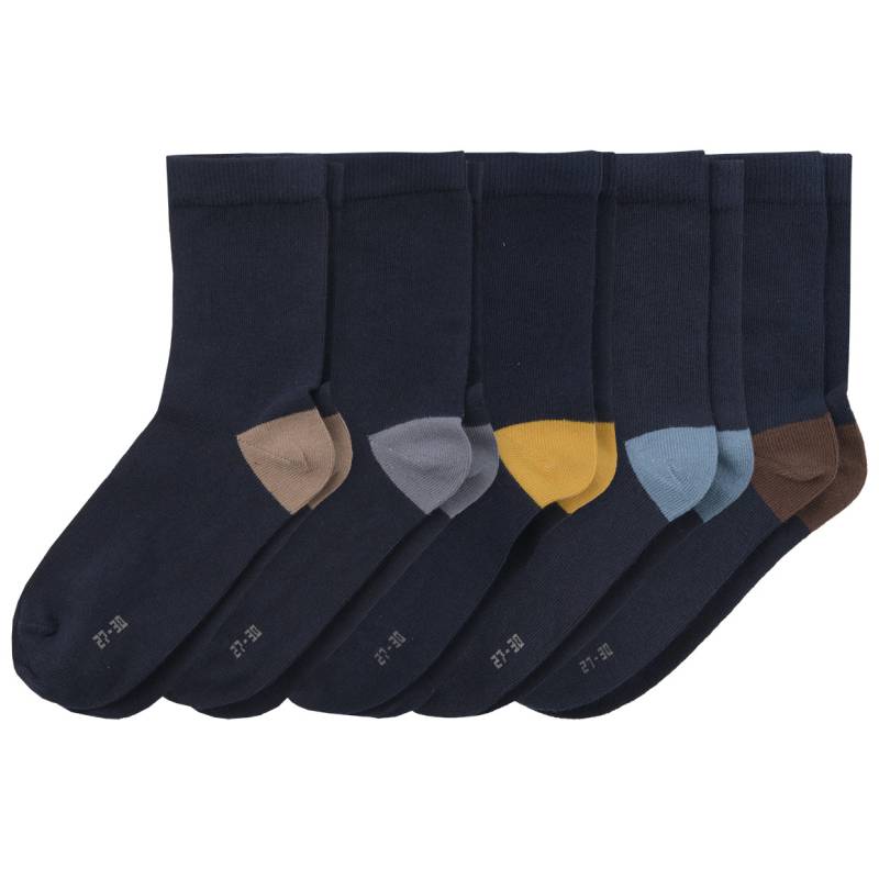 5 Paar Jungen Socken in verschiedenen Dessins 5 Paar Jungen Socken in verschiedenen Dessins von Topolino
