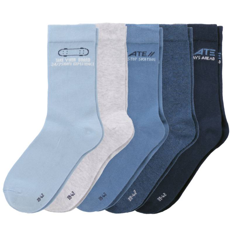 5 Paar Jungen Socken mit Bio-Baumwolle 5 Paar Jungen Socken mit Bio-Baumwolle von Topolino